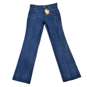👖🛼 SASSON Vintage 70s “OK Hand” Logo Jeans | DEADSTOCK w/ Tags | USA | Sz 32‎